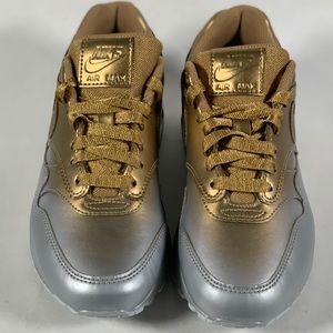 Women’s Air Max 1 LX Metallic Gold Platinum